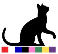 Cat Silhouette Decal Vinyl Sticker - Design 1