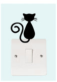 Cat Light Switch Collection Decal Sticker