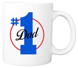 #1 Dad  Mug