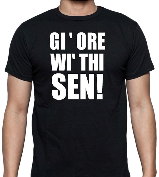 Yorkshire Slogan Gi Ore Wi Thi Sen Short Sleeve T Shirt