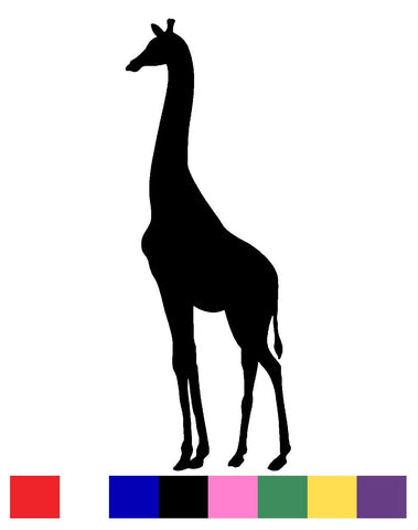 Giraffe Silhouette Decal Vinyl Sticker