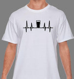 Heartbeat Beer  T Shirt 7 Colours Available