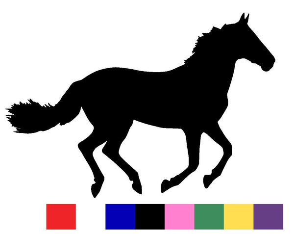 Horse Silhouette Decal Vinyl Sticker