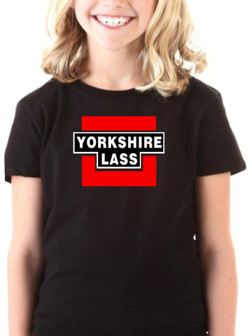 Girls Yorkshire Lass Short Sleeve T Shirt