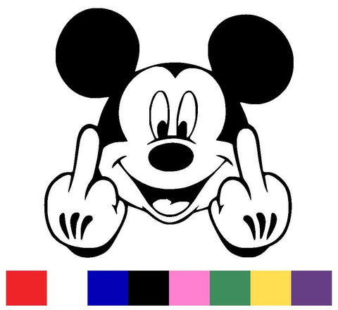 Mickey Fingers Decal Vinyl Sticker