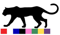Panther Silhouette Decal Vinyl Sticker