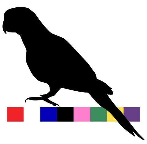 Parrot Silhouette Decal Vinyl Sticker
