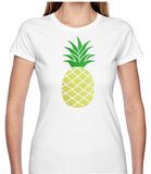 Pineapple Glitter T Shirt Available in 4 colours