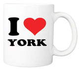 I Love "My Town" Mug Personalise your own