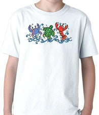 Crab Turtle Lobster Colour Changing T Shirt