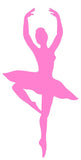 Ballerina Silhouette Decal Vinyl Sticker