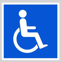 Disabled Car Sticker Blue Badge with waterproof and UV protection