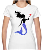 Mermaid Sparkle T Shirt - Personalised Available in 2 colours