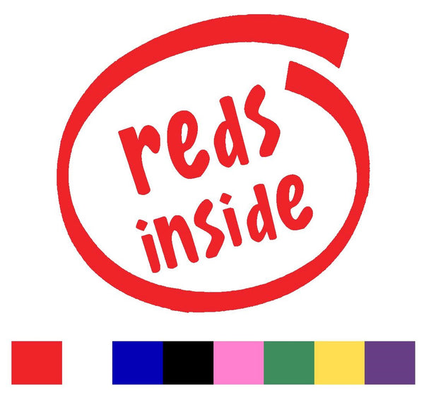 Reds Silhouette Decal Vinyl Sticker