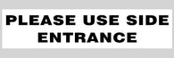 Please use Side-Rear Entrance Sticker with Waterproof and UV Protection